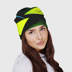 Шапка Geometric shapes, цвет: 3D-принт — фото 2