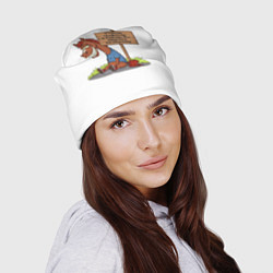 Шапка Конь уставший, цвет: 3D-принт — фото 2