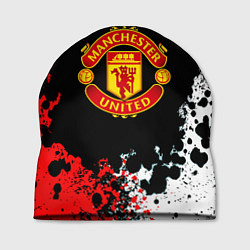Шапка Манчестер Юнайтед краски абстрактные, цвет: 3D-принт