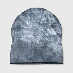 Шапка Абстракция - gray-blue, цвет: 3D-принт