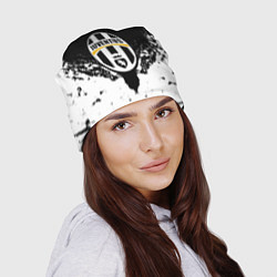 Шапка Ювентус краски всплеск текстура, цвет: 3D-принт — фото 2