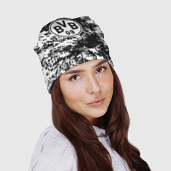 Шапка Боруссиа белые краски, цвет: 3D-принт — фото 2