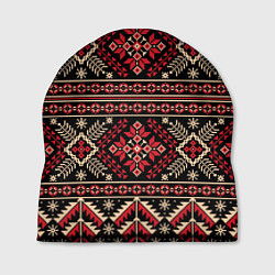 Шапка Этнический славянский орнамент, цвет: 3D-принт