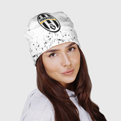 Шапка Juventus краски текстура всплеск, цвет: 3D-принт — фото 2