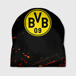 Шапка Боруссиа огненные краски текстура