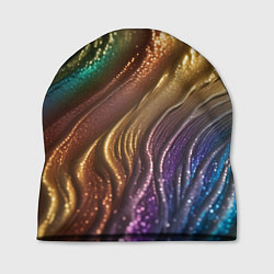 Шапка Сморщенные складочки жидкости, цвет: 3D-принт