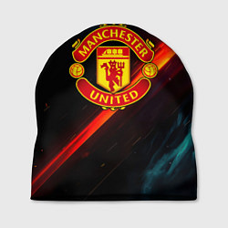 Шапка Манчестер Юнайтед абстракция, цвет: 3D-принт