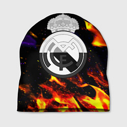 Шапка Реал Мадрид огонь текстура