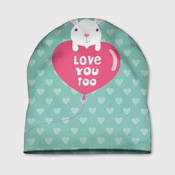 Шапка Rabbit: Love you too, цвет: 3D-принт