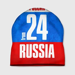 Шапка Russia: from 24, цвет: 3D-принт