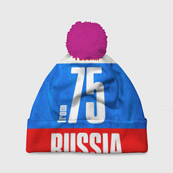 Шапка с помпоном Russia: from 75, цвет: 3D-малиновый