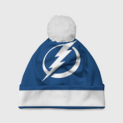 Шапка с помпоном Tampa Bay Lightning, цвет: 3D-белый