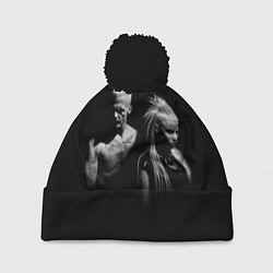 Шапка c помпоном Die Antwoord: Black