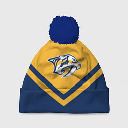 Шапка c помпоном NHL: Nashville Predators