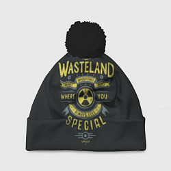 Шапка с помпоном Come to Wasteland, цвет: 3D-черный