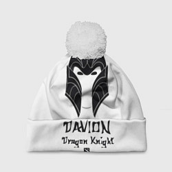 Шапка с помпоном Davion: Dragon Knight, цвет: 3D-белый