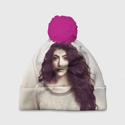 Шапка с помпоном Lorde Young, цвет: 3D-малиновый