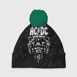 Шапка с помпоном AC/DC: Run For Your Life, цвет: 3D-зеленый