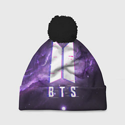 Шапка с помпоном BTS: Violet Space, цвет: 3D-черный