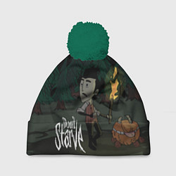 Шапка с помпоном Don't Starve: Night Forrest, цвет: 3D-зеленый