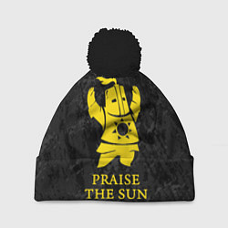 Шапка с помпоном Praise The Sun, цвет: 3D-черный