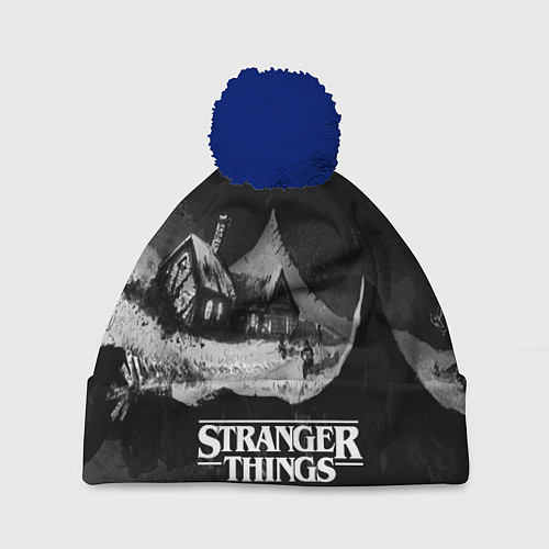 Шапка c помпоном Stranger Things: Black Hut / 3D-Тёмно-синий – фото 1