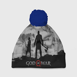 Шапка с помпоном God of War: Grey Day, цвет: 3D-тёмно-синий