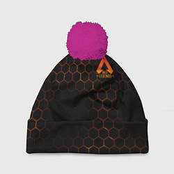 Шапка с помпоном Apex Legends: Orange Carbon, цвет: 3D-малиновый