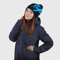 Шапка с помпоном Сектор Газа, цвет: 3D-черный — фото 2