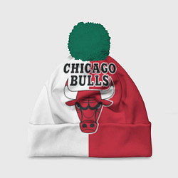 Шапка с помпоном CHICAGO BULLS, цвет: 3D-зеленый