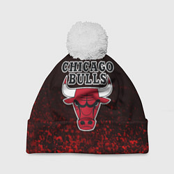 Шапка c помпоном CHICAGO BULLS