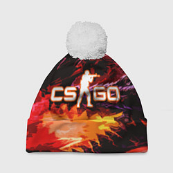 Шапка с помпоном CS GO, цвет: 3D-белый