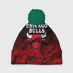 Шапка с помпоном CHICAGO BULLS, цвет: 3D-зеленый