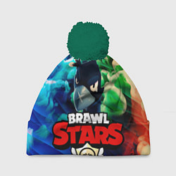 Шапка с помпоном Brawl Stars - Crow, цвет: 3D-зеленый