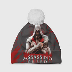 Шапка с помпоном Assassin’s Creed, цвет: 3D-белый
