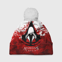 Шапка с помпоном Assasin's creed, цвет: 3D-белый