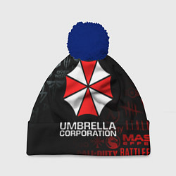 Шапка c помпоном RESIDENT EVIL UMBRELLA CORP