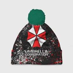 Шапка с помпоном UMBRELLA CORP, цвет: 3D-зеленый