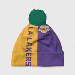 Шапка c помпоном LA LAKERS