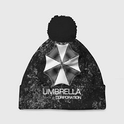 Шапка с помпоном UMBRELLA CORP, цвет: 3D-черный