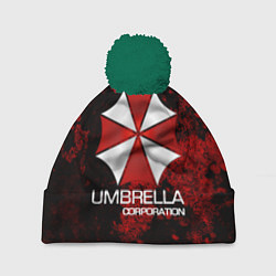 Шапка с помпоном UMBRELLA CORP, цвет: 3D-зеленый