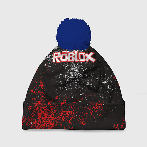 Шапка c помпоном ROBLOX / 3D-Тёмно-синий – фото 1