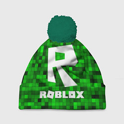 Шапка с помпоном Roblox, цвет: 3D-зеленый