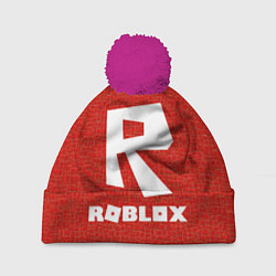 Шапка с помпоном Roblox, цвет: 3D-малиновый