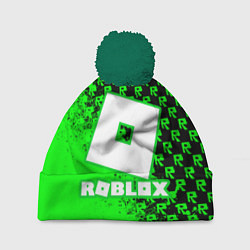 Шапка с помпоном Roblox, цвет: 3D-зеленый