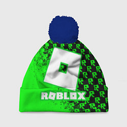 Шапка с помпоном Roblox, цвет: 3D-тёмно-синий