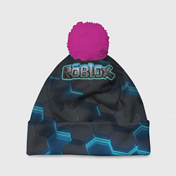 Шапка c помпоном Roblox Neon Hex