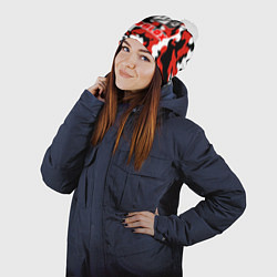 Шапка с помпоном ROBLOX, цвет: 3D-белый — фото 2