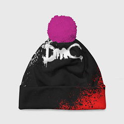Шапка с помпоном DEVIL MAY CRY DMC, цвет: 3D-малиновый