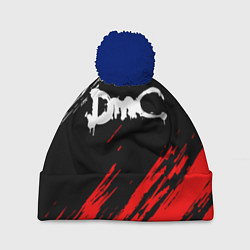 Шапка с помпоном DEVIL MAY CRY DMC, цвет: 3D-тёмно-синий